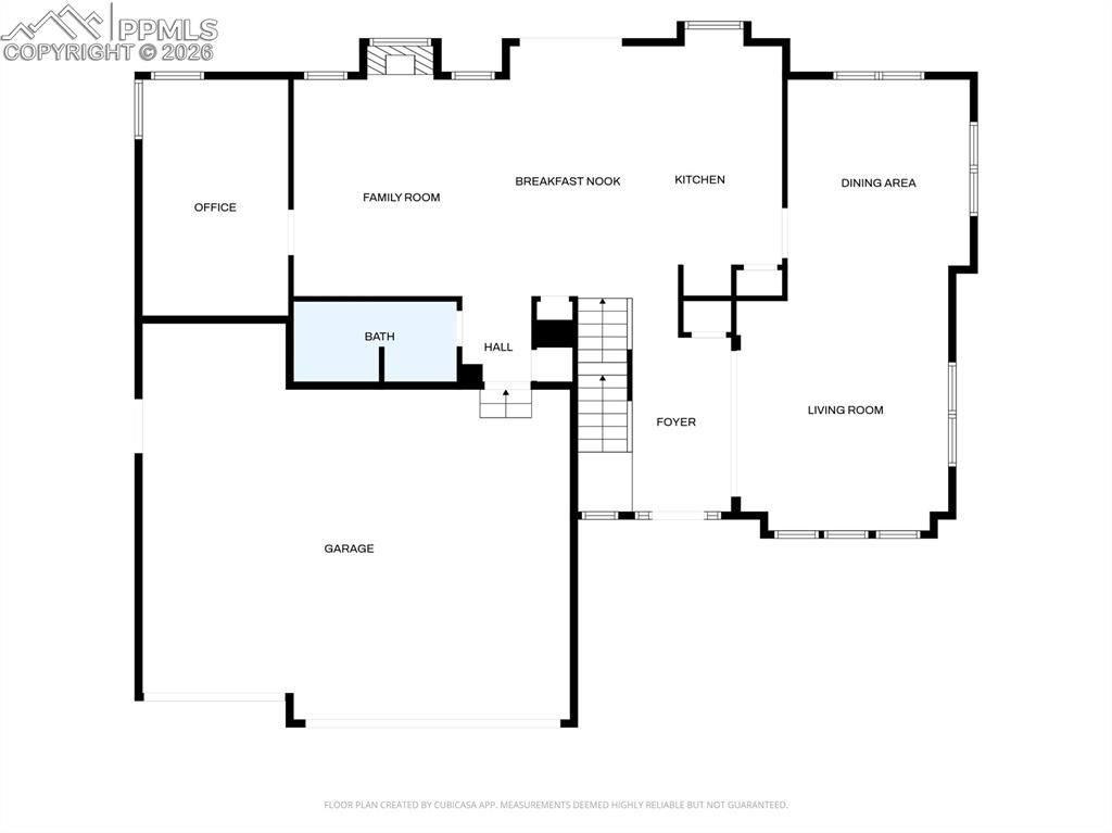 Image 32 of 44: Main level floor plan