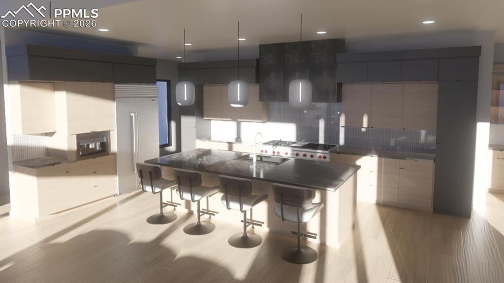 Image 9 of 45: Gourmet kitchen with large pantry