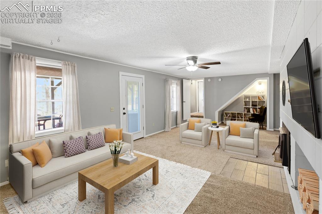 Image 32 of 42: Lower Level Family - Virtually Staged