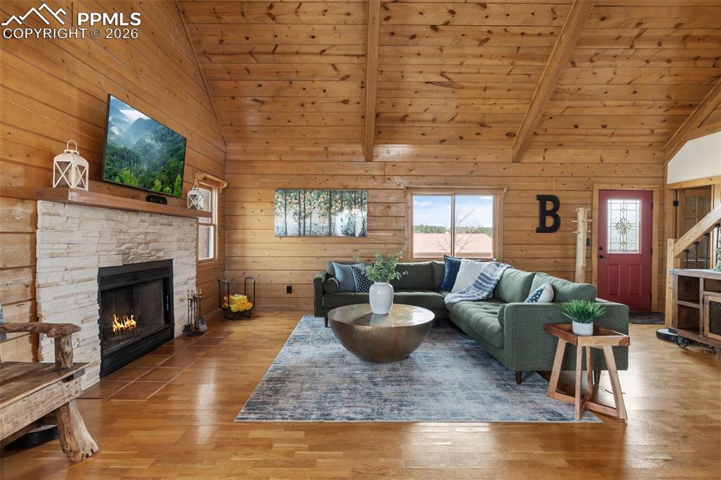 Image 3 of 50: Fireplace