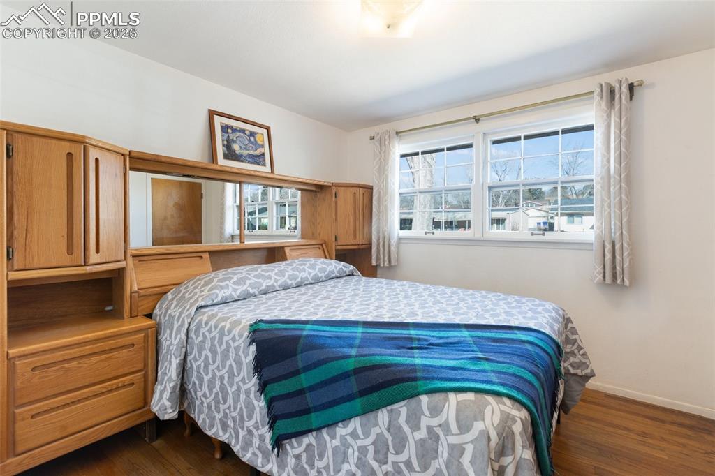 Image 16 of 24: Classic bedroom with solid space and opportunity to update over time