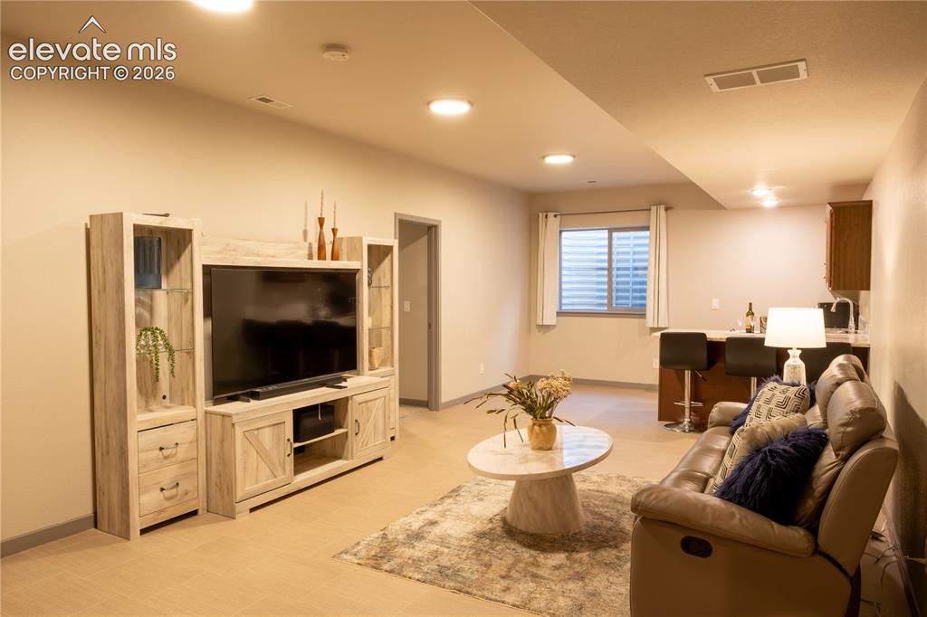 Image 17 of 31: Basement Family Room