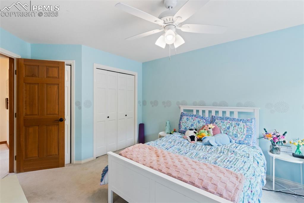 Image 31 of 47: Bedroom on upper level
