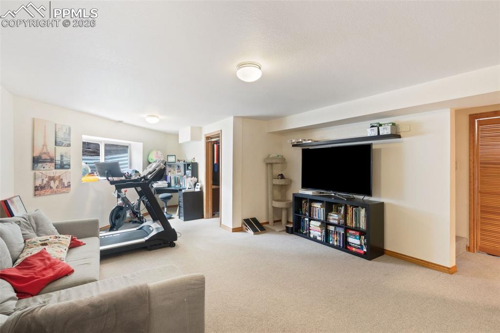 Image 40 of 47: Fully finished basement living room