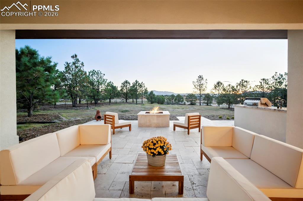 Image 33 of 33: Main Level/westerly view of Pies Peak