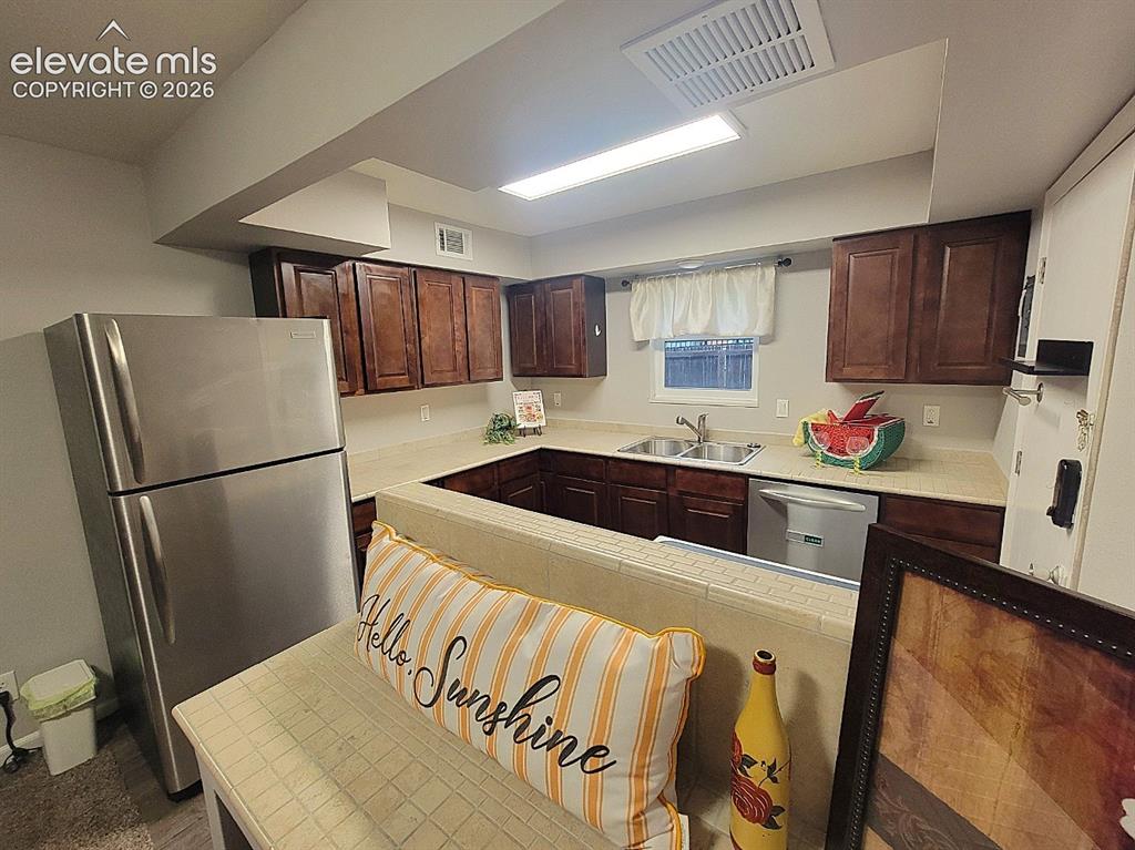 Image 6 of 25: Updated Photo, including Refrigerator!
