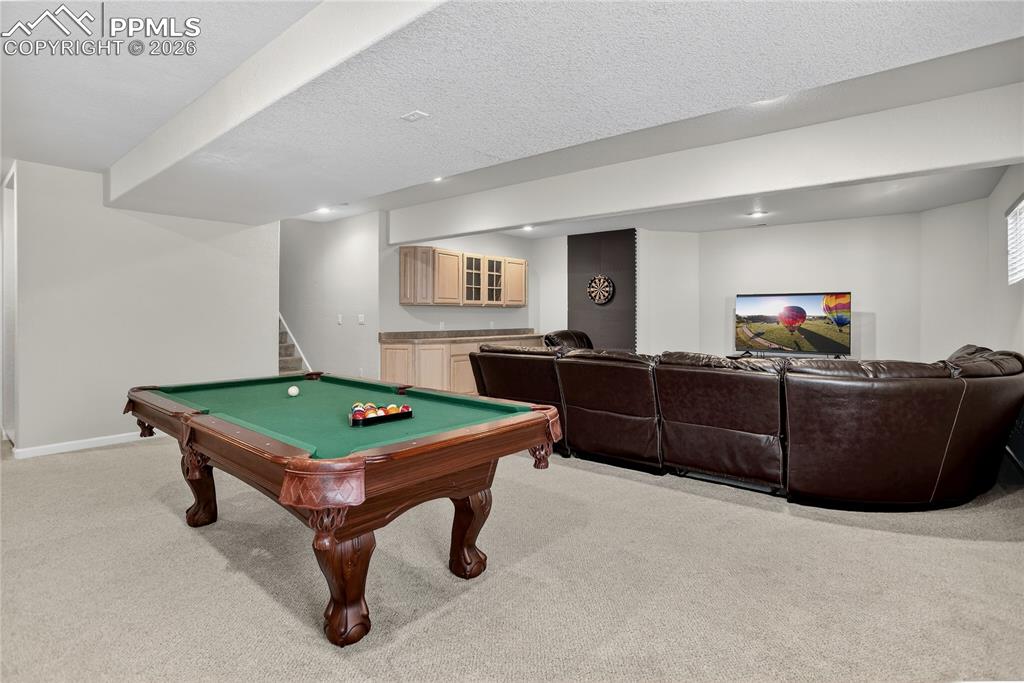 Image 23 of 30: Recreation room - lower level