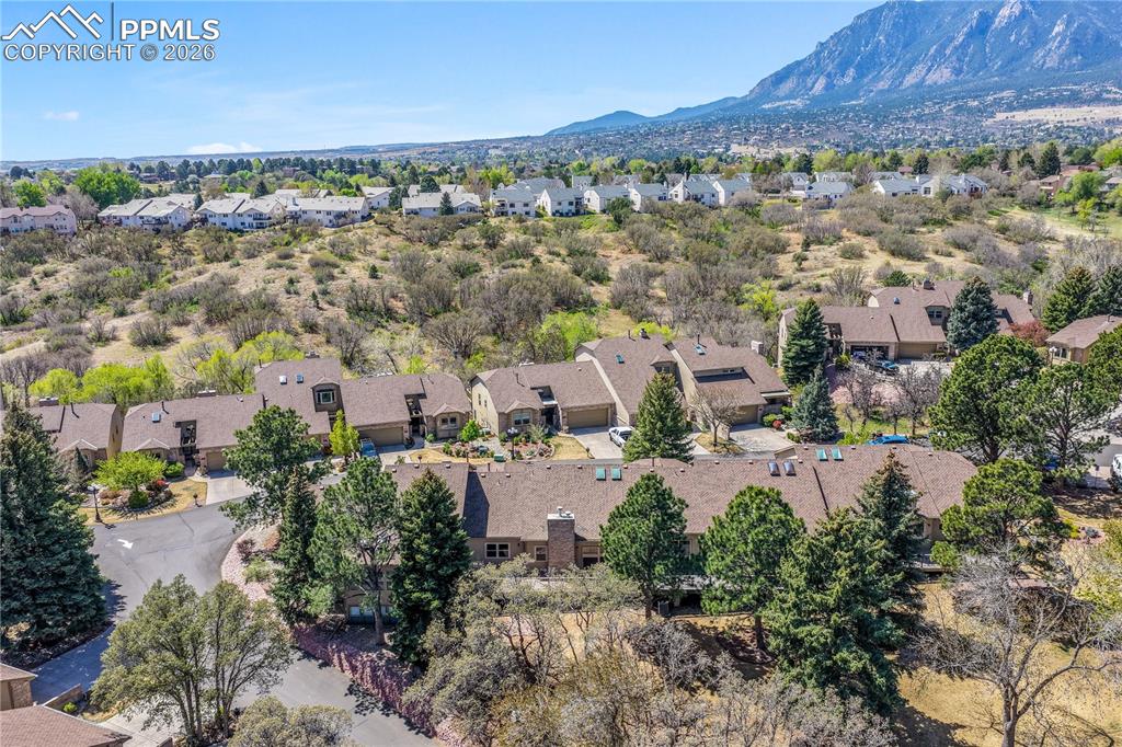 Image 48 of 50: Aerial View back of home