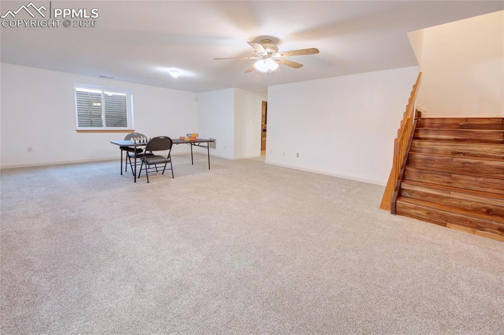 Image 18 of 36: Living room in basement