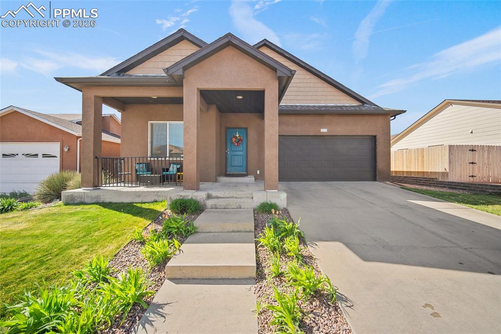 Caption: Front of Structure