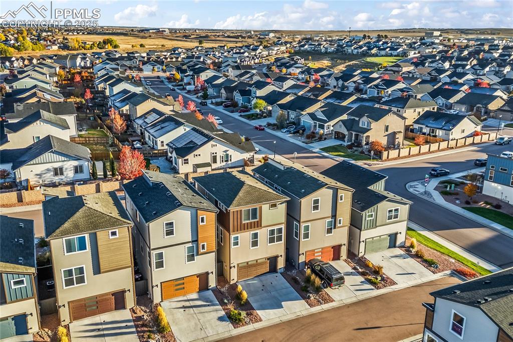 Image 31 of 31: Aerial perspective of suburban area