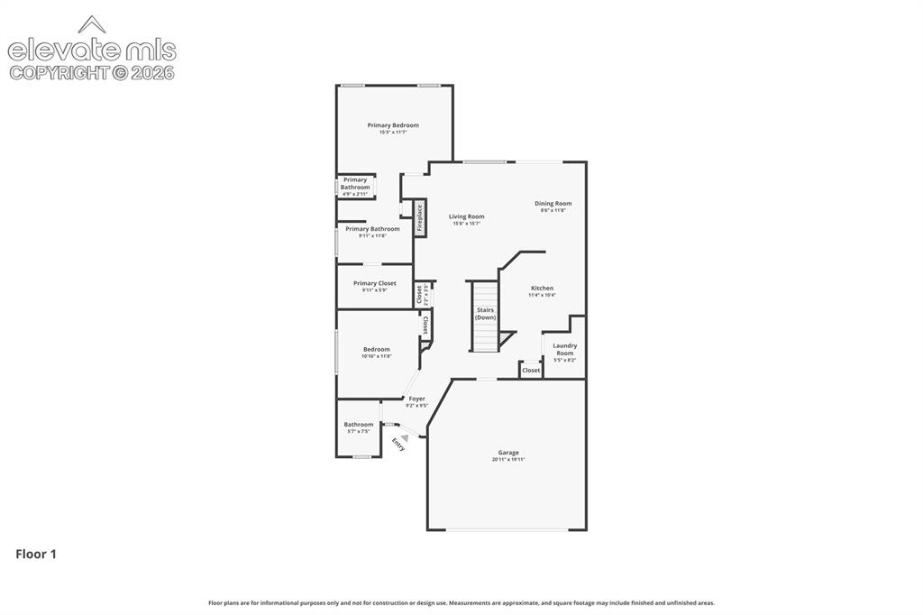 Image 43 of 45: Main level floor plan