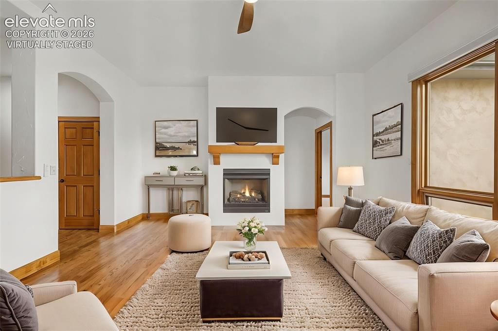 Image 8 of 48: Virtually staged living room
