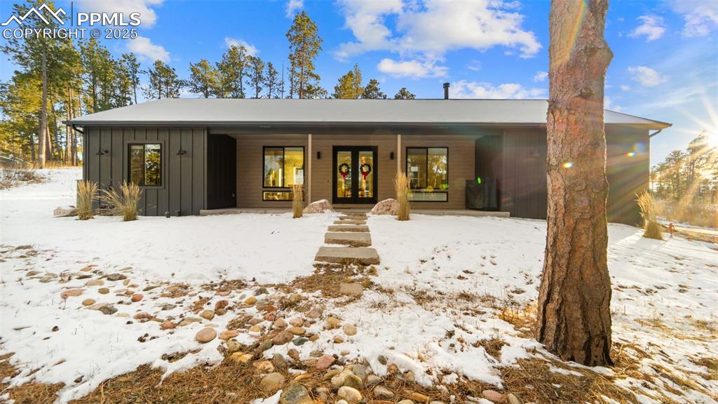 Caption: Back of Structure