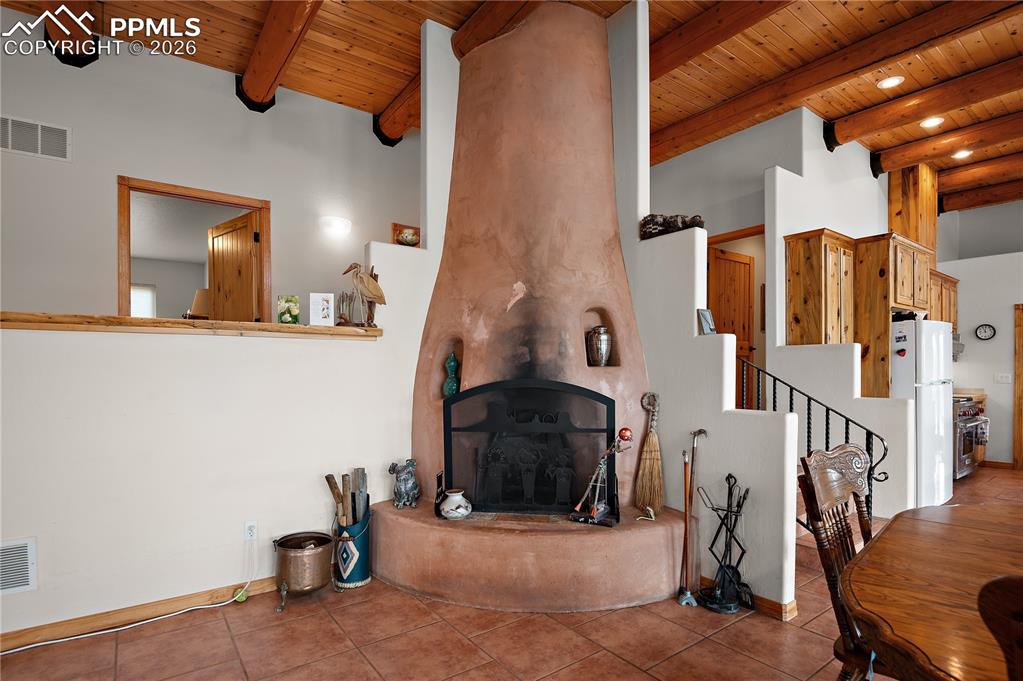 Image 6 of 20: Kiva fireplace