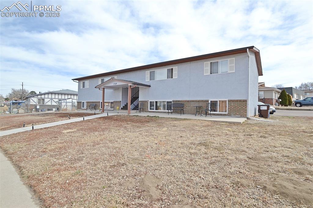 Caption: Front of Structure