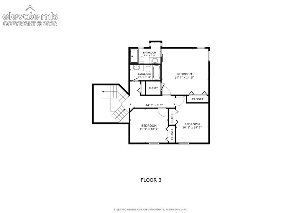 Image 29 of 30: Floor plan - third level