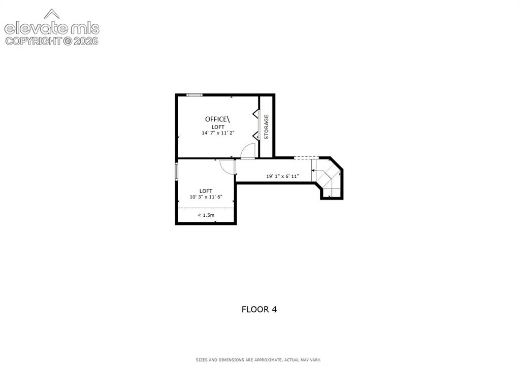 Image 30 of 30: Floor plan - fourth level