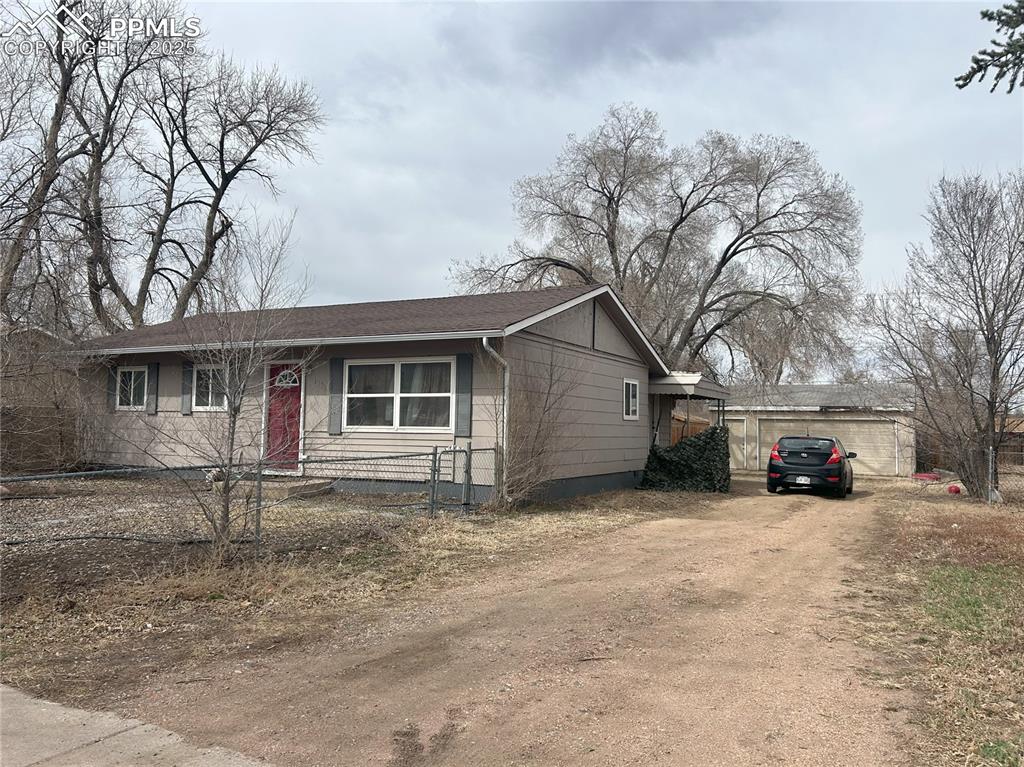 Image 8 of 16: View of single story home