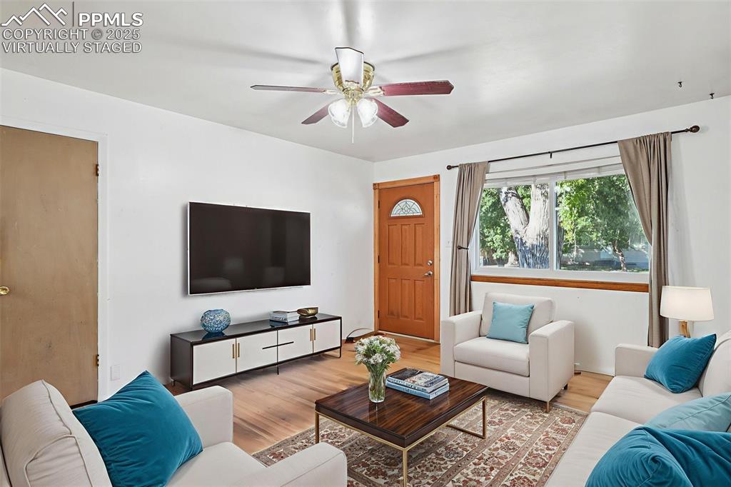 Image 2 of 43: Virtually Staged Living Room