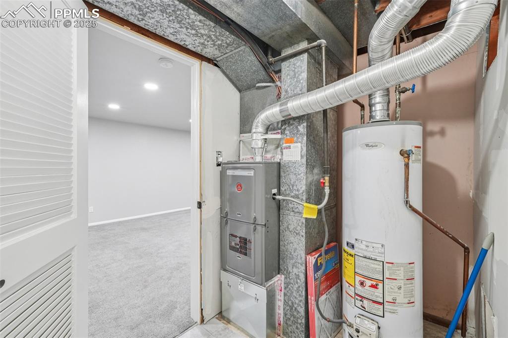 Image 35 of 43: Mechanical Room With Storage