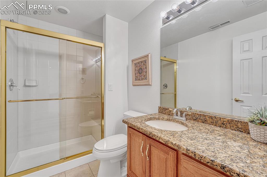 Image 46 of 50: 3/4 basement bathroom. 