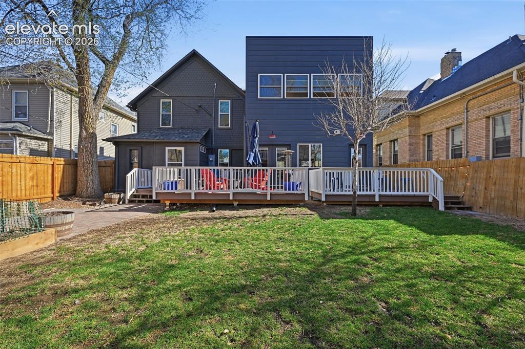 Image 32 of 50: Multiple decks with independent access points, allowing the basement apartm