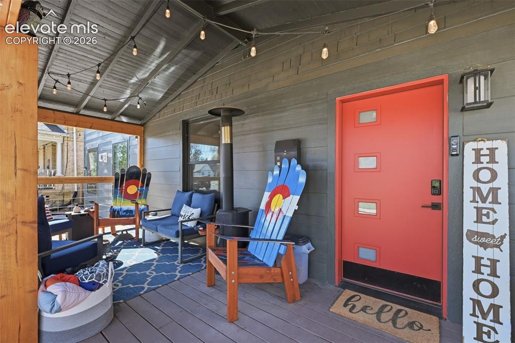 Image 5 of 50: Enjoyable patio overlooking the front yard.