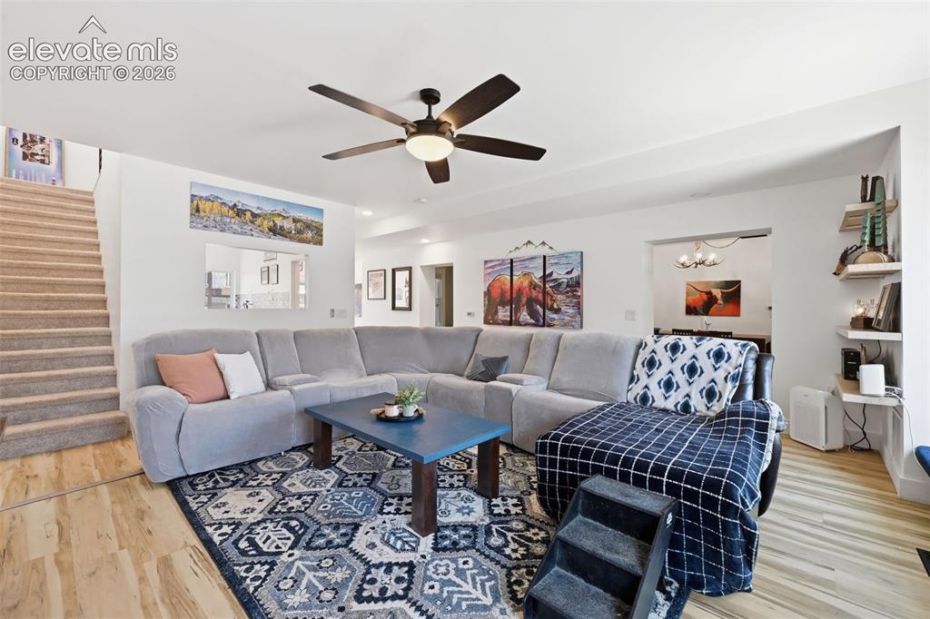 Image 8 of 50: The addition was built
in 2020, extending this home with a large
living r