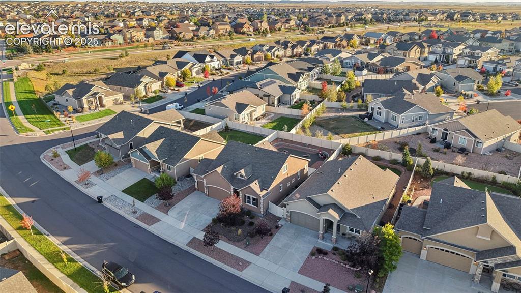 Image 3 of 47: Residential community with a variety of architectural styles, paved streets