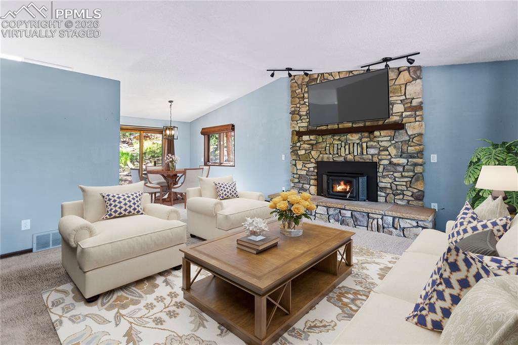 Image 5 of 34: Living room - Virtually staged