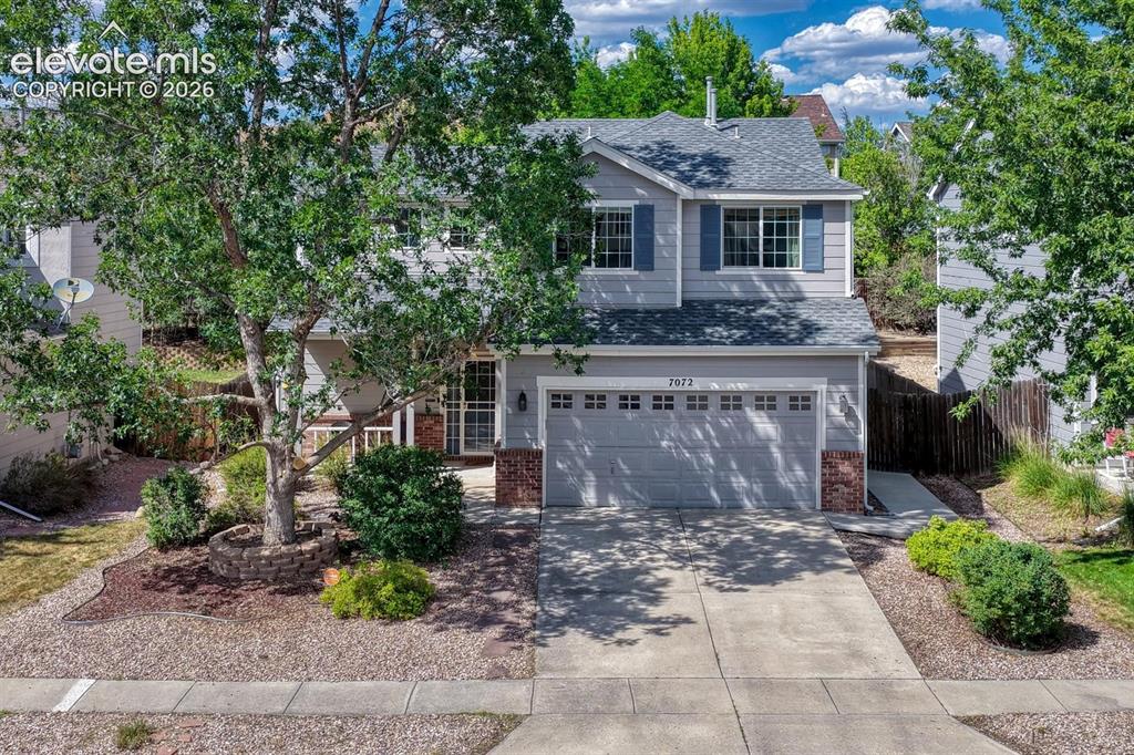 Image 1 of 50: The Range at Springs Ranch Two Story with mature trees
