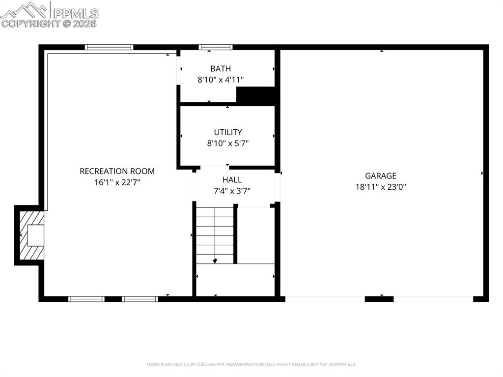 Image 29 of 30: View of floor plan / room layout