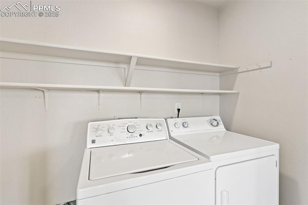 Image 28 of 50: Washer and dryer included!