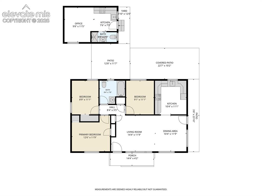 Image 18 of 18: House and detached bonus space floorplan