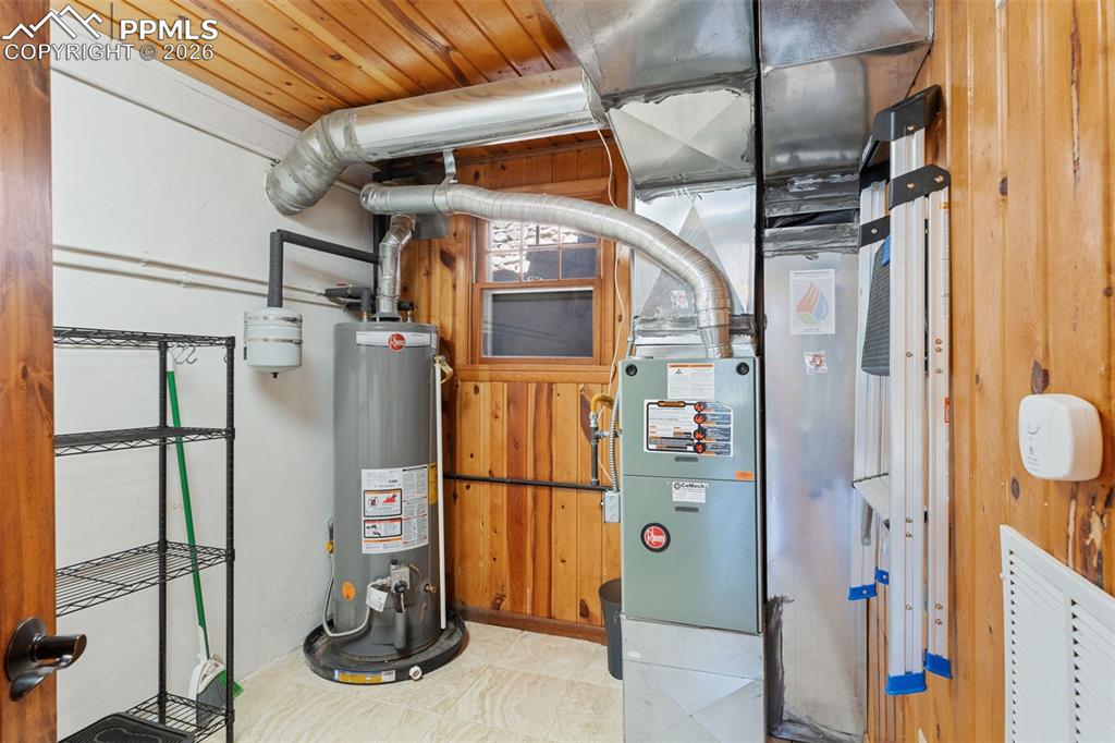 Image 25 of 35: lower level laundry and mechanical room