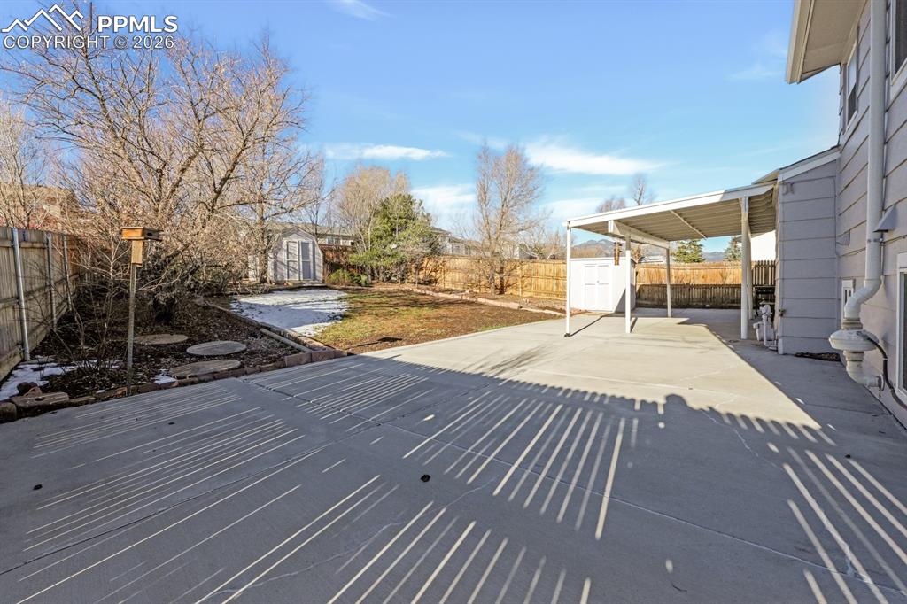 Image 22 of 29: Concrete patio