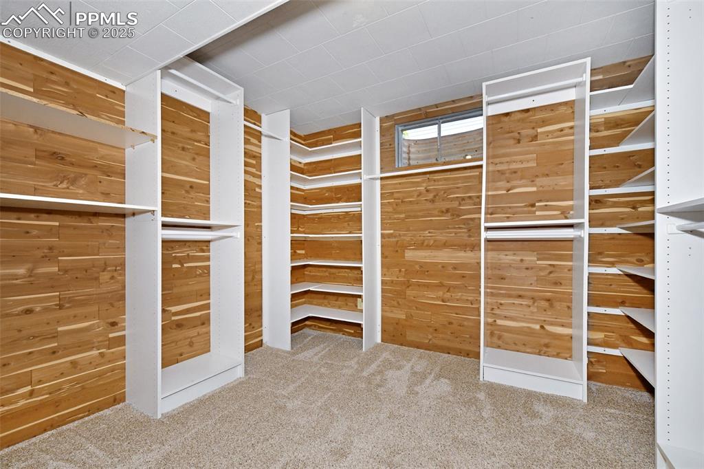 Image 20 of 35: Large Cedar Closet at the base of the stairs