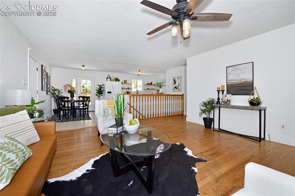 Image 9 of 35: Open-concept with Dining Area and Kitchen in background