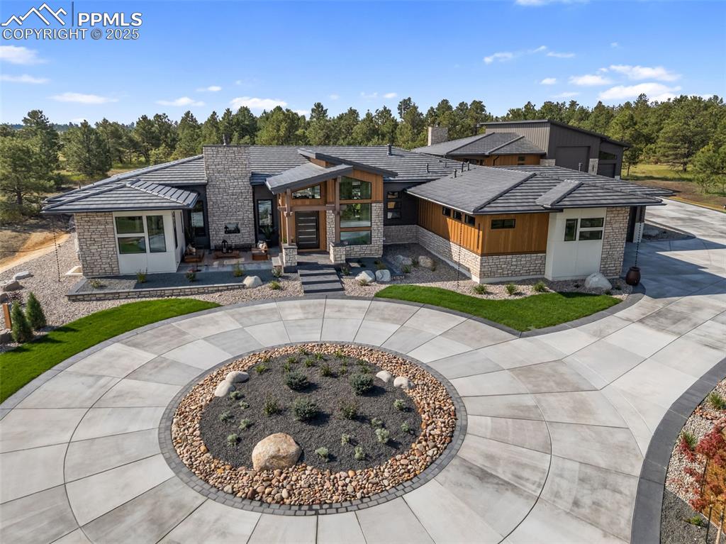 Caption: Front of Structure