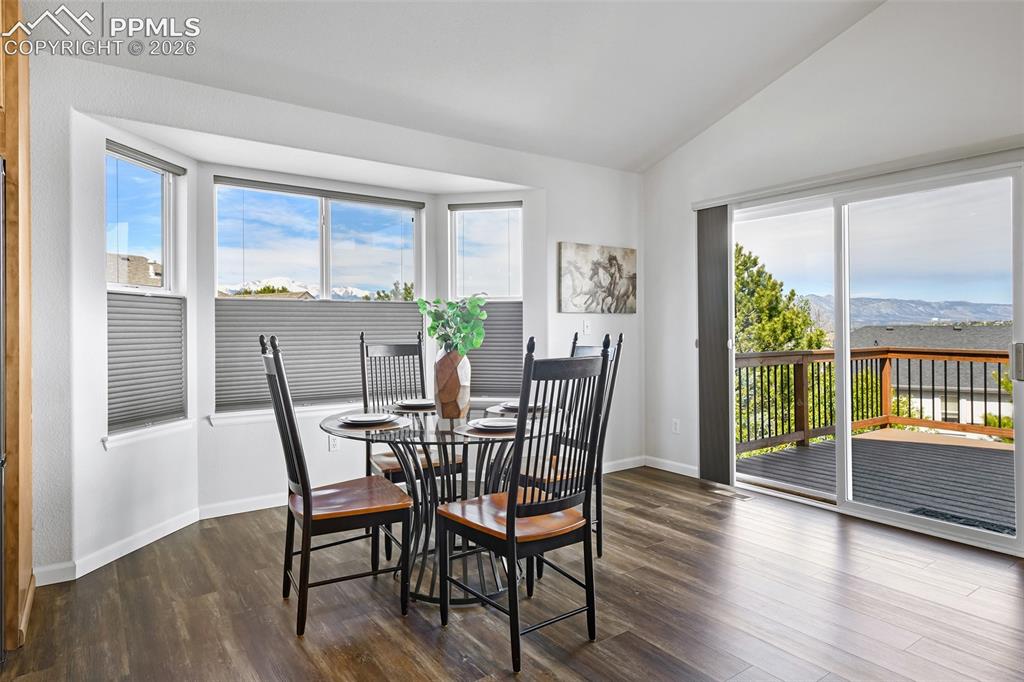 Image 15 of 48: Enjoy your morning coffee with views of the Peak!