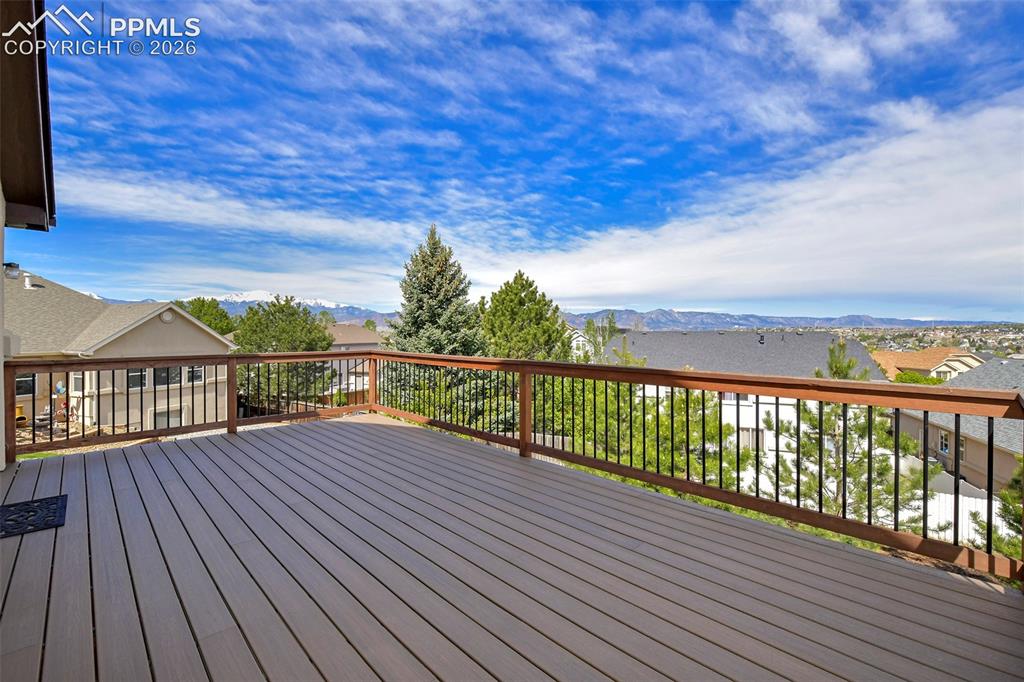 Image 16 of 48: Or walk out to an expansive deck for more views!