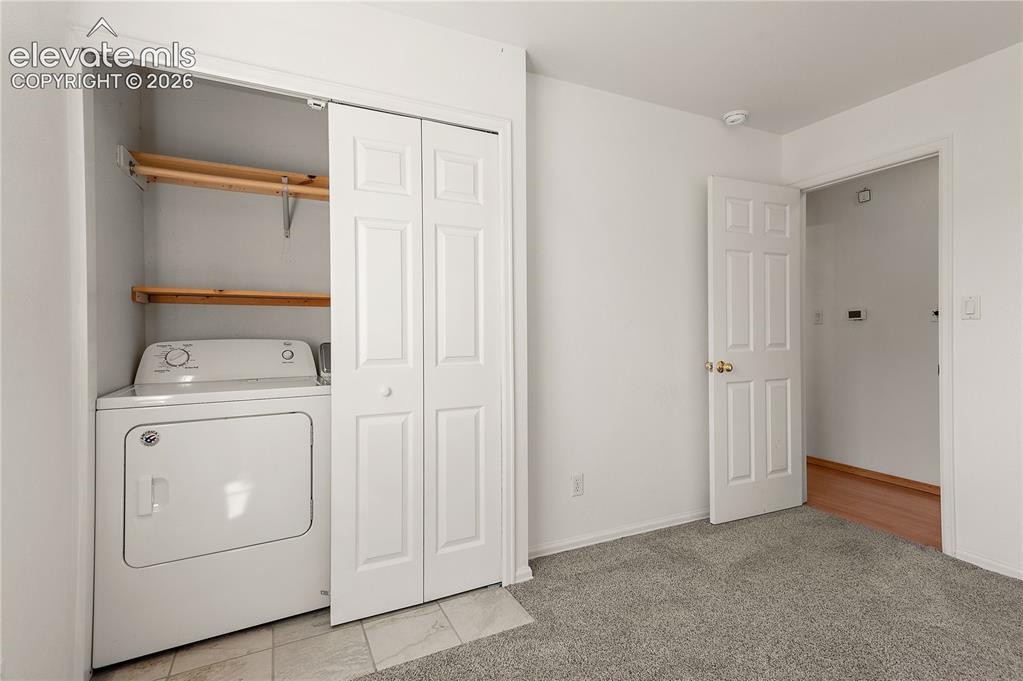 Image 17 of 31: Bedroom #2, Laundry Room DOWNSTAIRS as well - Mainlevel Laundry Room #2
