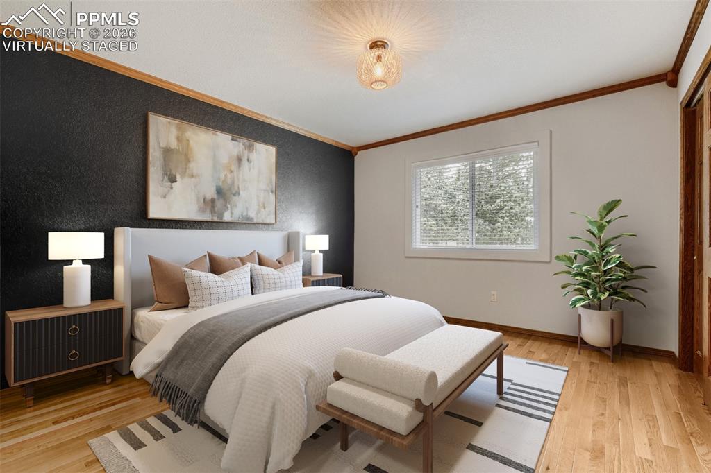 Image 28 of 48: Virtually staged secondary bedroom