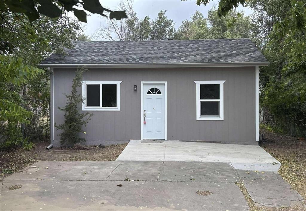 Caption: Front of Structure