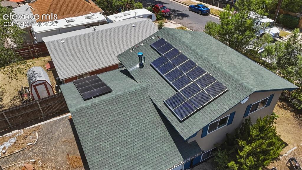 Image 38 of 48: Solar panels will be paid off at closing giving buyers reduced energy costs