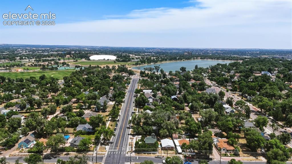 Image 41 of 48: Aerial view of Memorial Park and Prospect Park just minutes away.
