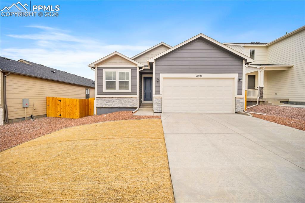 Caption: Front of Structure