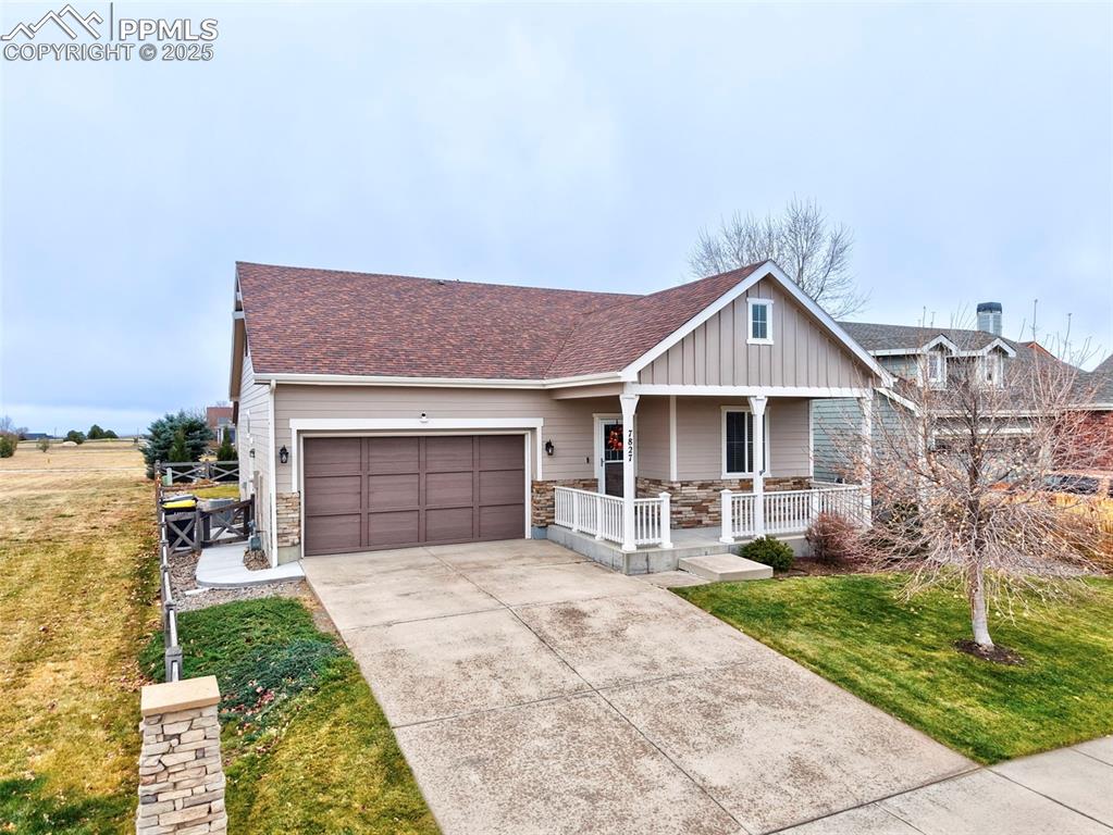 Caption: Front of Structure