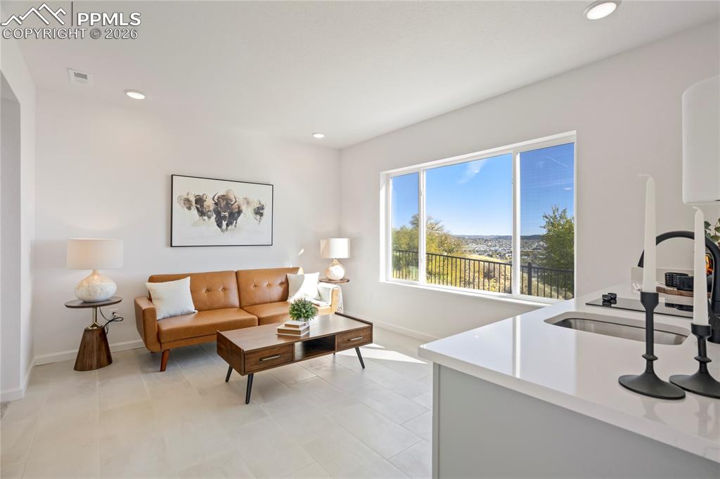 Image 39 of 50: Main level separate living area